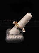 Women's Ring - Solitaire - Yellow Gold 10k (.417) 6.8 grams Size 9