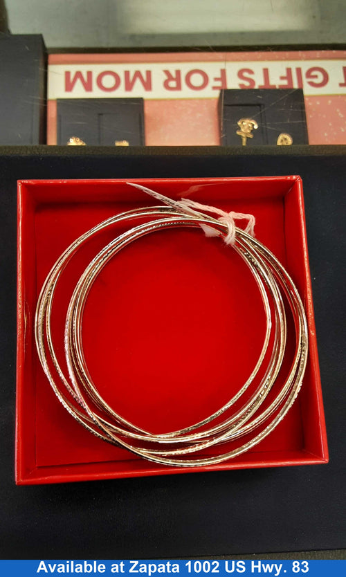Bangle Bracelet - White Gold 10k (.417) 32.6 grams 6 inch