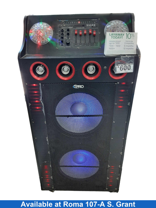 Tpro Xbass Black Outdoor Speaker