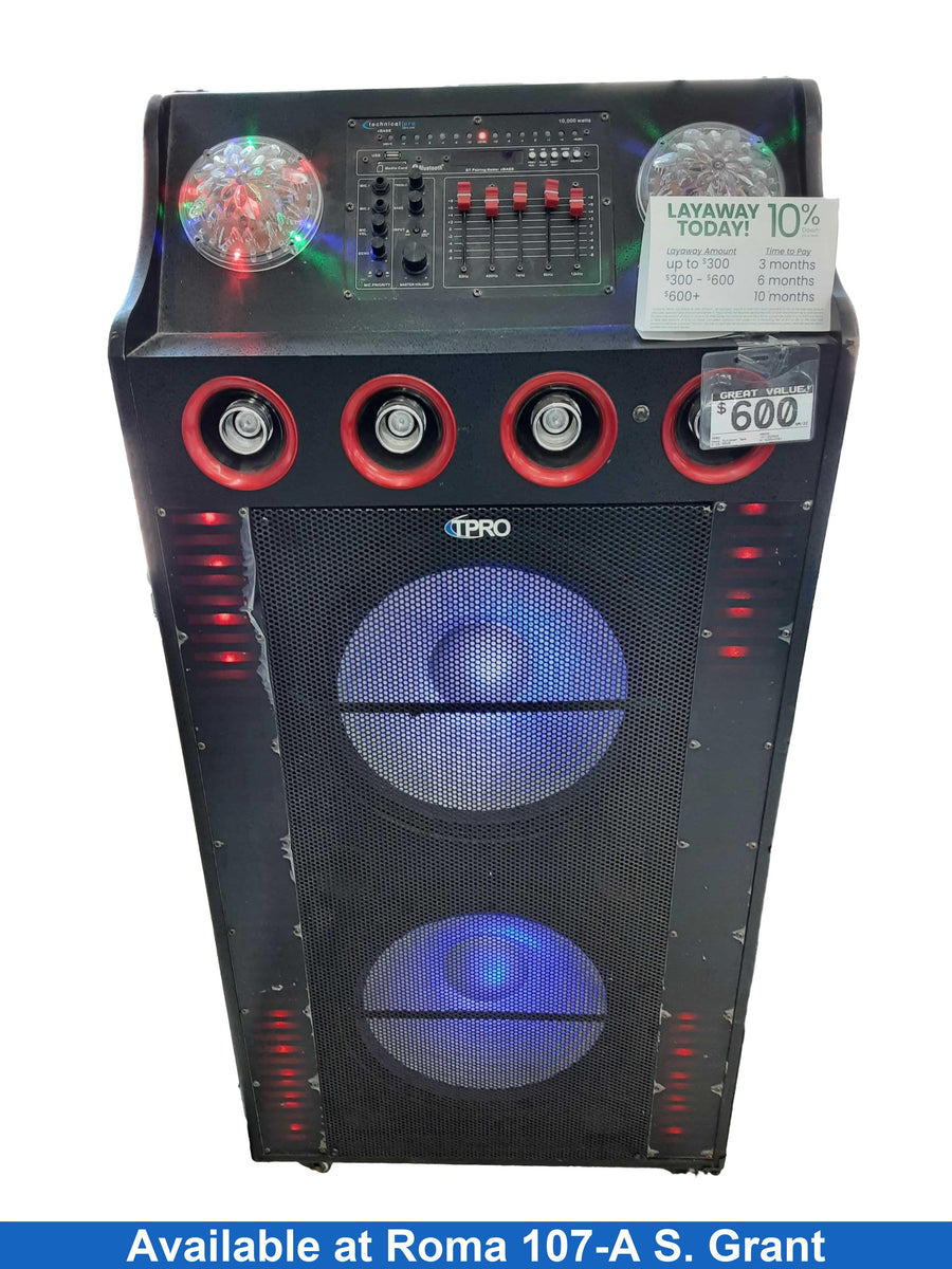 Tpro Xbass Black Outdoor Speaker