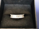 Ring - Wedding Band - White Gold 10k (.417) 4 grams Size 10.5