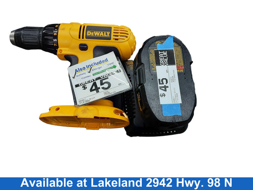 Dewalt Dc970 Yellow Cordless Standard Drill