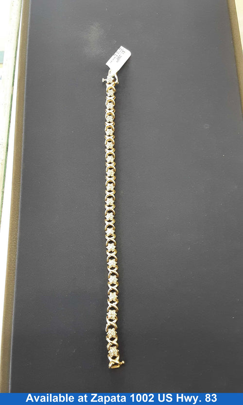 Tennis Bracelet - Yellow Gold 10k (.417) 10.9 grams 6 inch