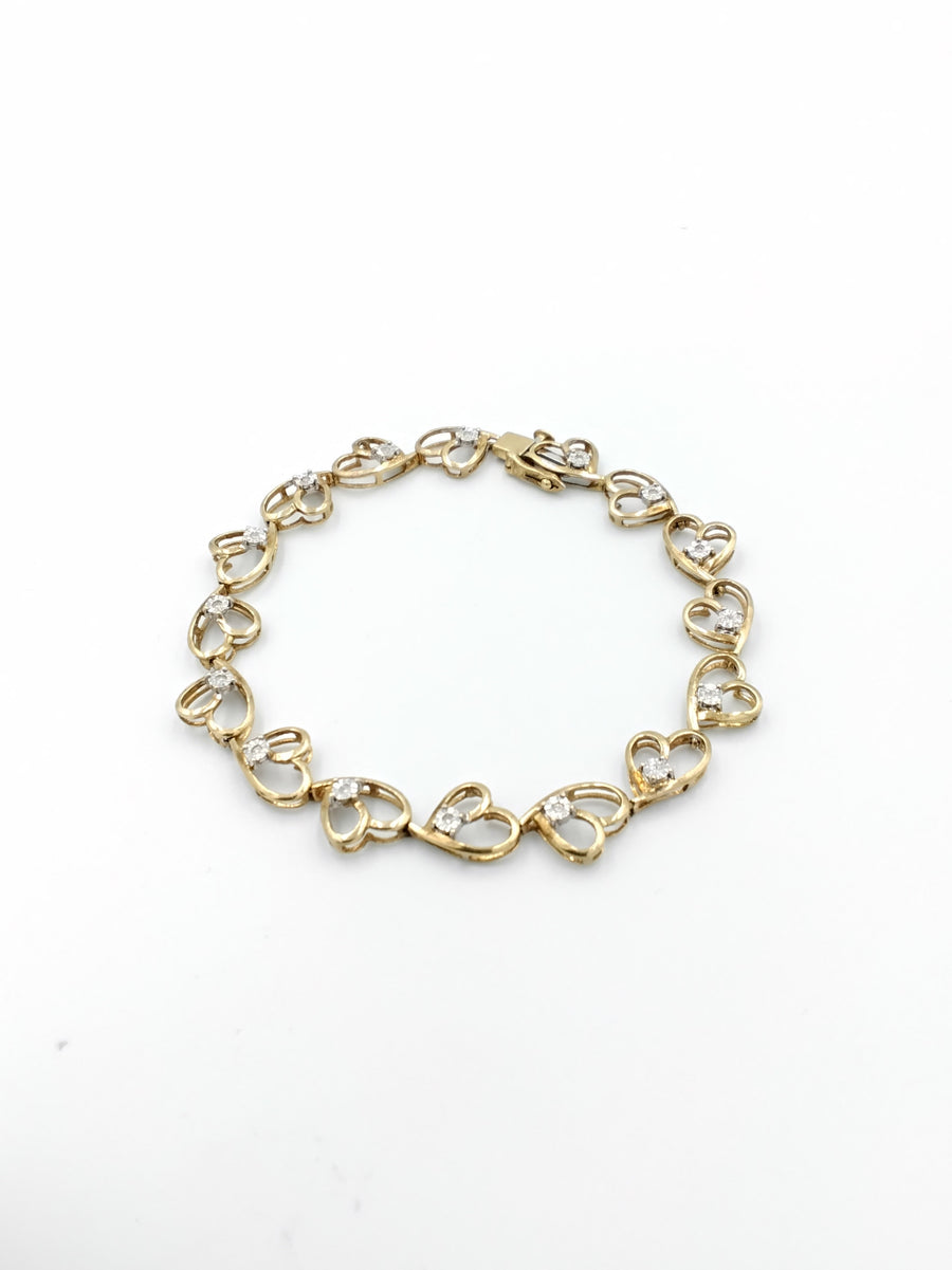 Bracelet - Yellow Gold 10k (.417) 6.9 grams 7 inch