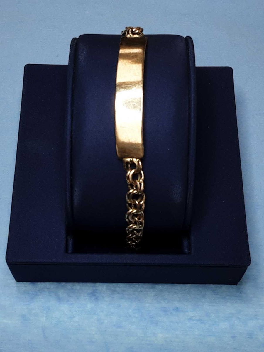 ID Bracelet - Yellow Gold 10k (.417) 9.5 grams 6 inch