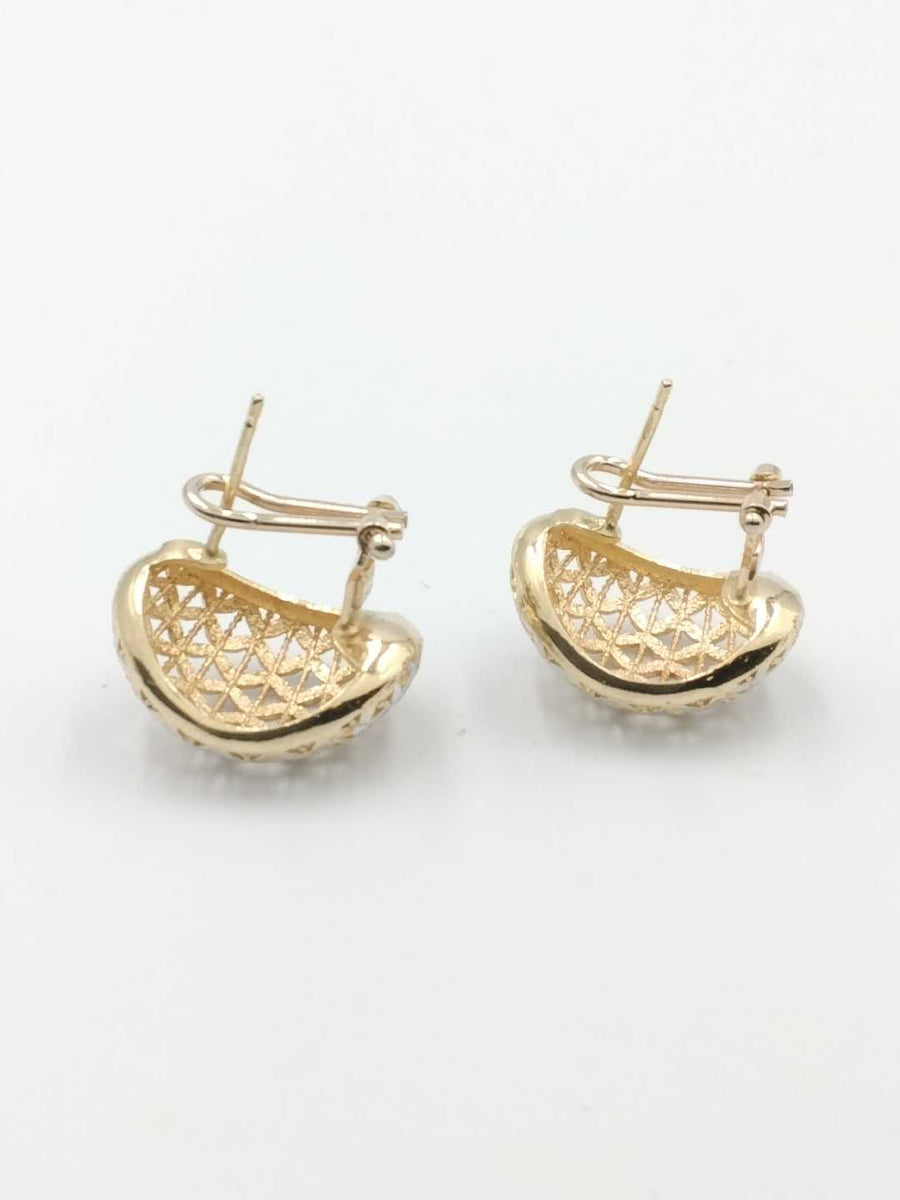 Filigree Earrings - Yellow Gold 14k (.585) 6.7 grams