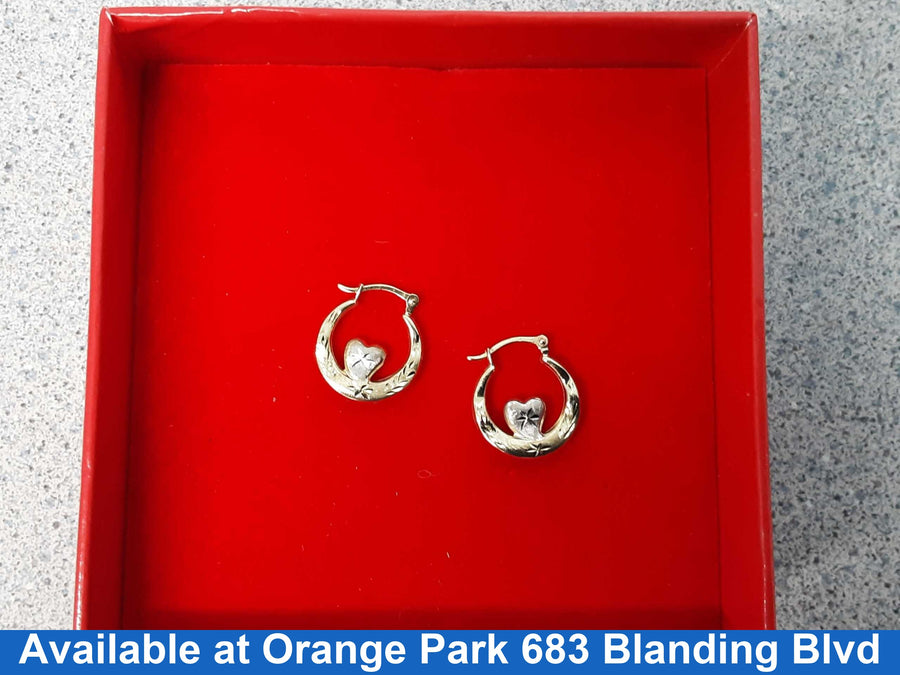 Bangle Earrings - Yellow Gold 10k (.417) 0.8 grams