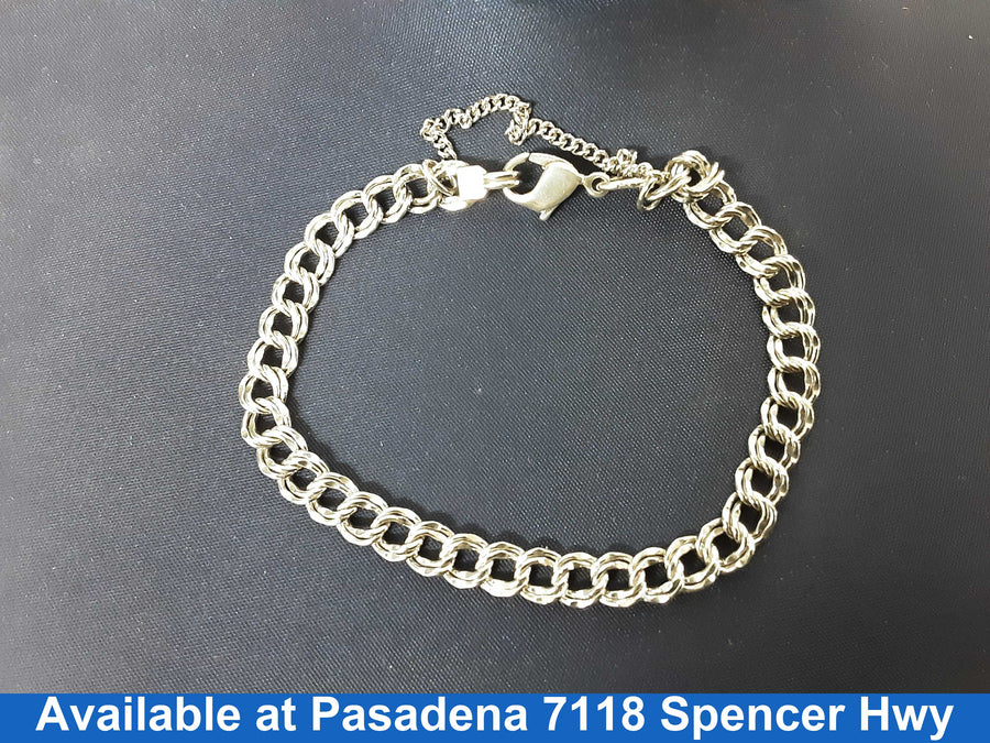Cable Bracelet - Silver 6.3 grams 6 inch