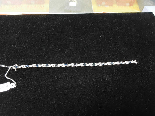 Tennis Bracelet - White Gold 14k (.585) 13.1 grams 6 inch