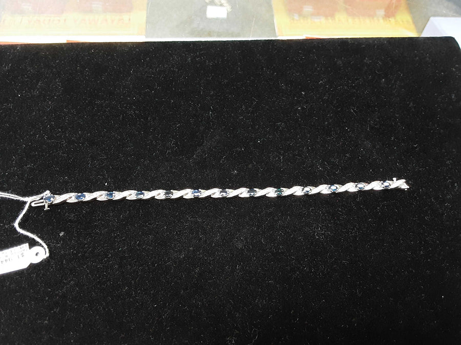 Tennis Bracelet - White Gold 14k (.585) 13.1 grams 6 inch
