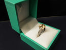 Women's Ring - Solitaire - Silver 3.8 grams Size 7.5