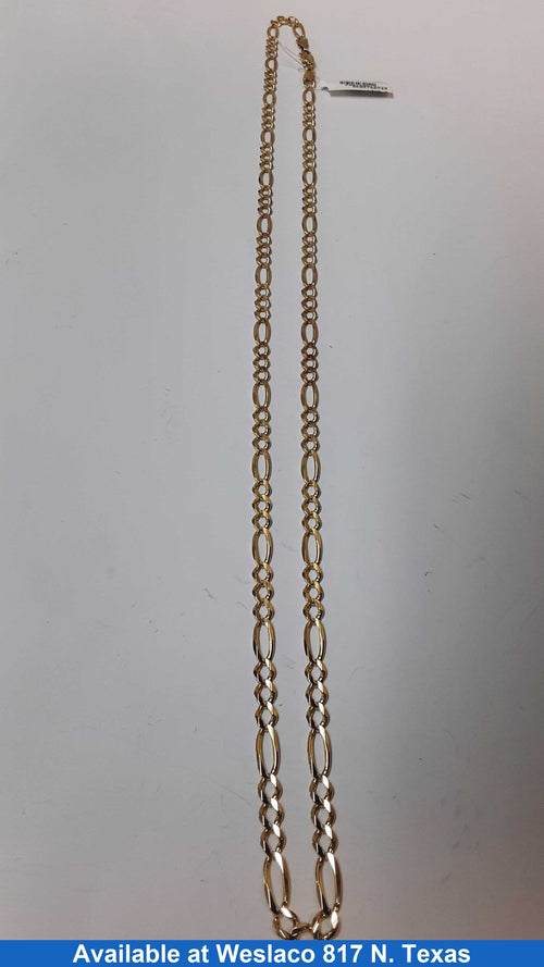 Figaro Chain - Yellow Gold 10k (.417) 13.9 grams 24 inch