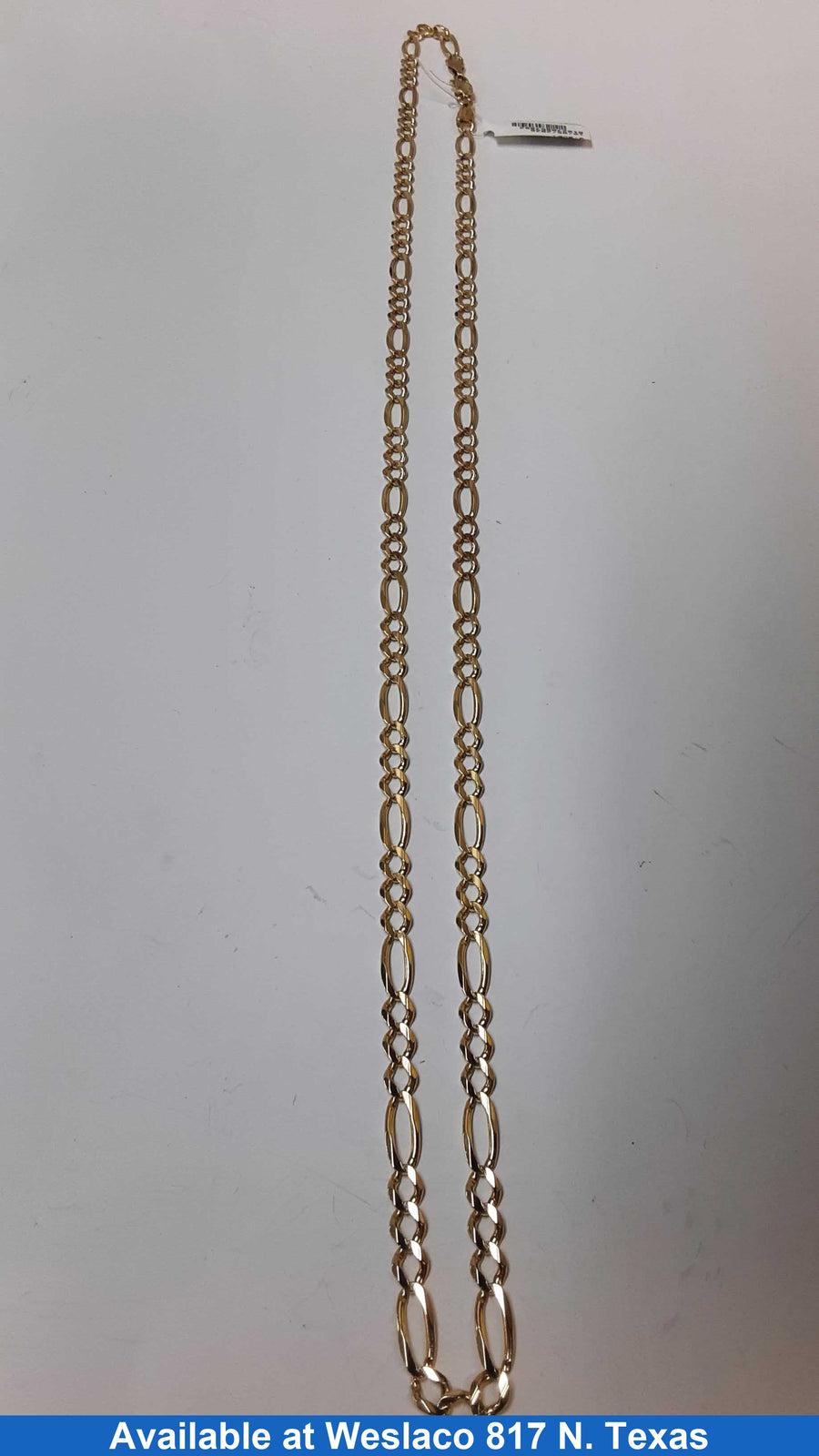 Figaro Chain - Yellow Gold 10k (.417) 13.9 grams 24 inch