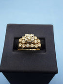 Ring - Engagement Set - Yellow Gold 14k (.585) 6.3 grams Size 7