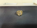 Men's Ring - Yellow Gold 14k (.585) 8.9 grams Size 7.5