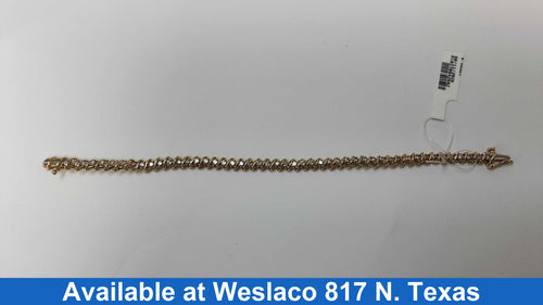 Tennis Bracelet - Yellow Gold 14k (.585) 11.6 grams 7 inch