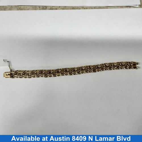 Cable Bracelet - Yellow Gold 14k (.585) 37.6 grams 6 inch
