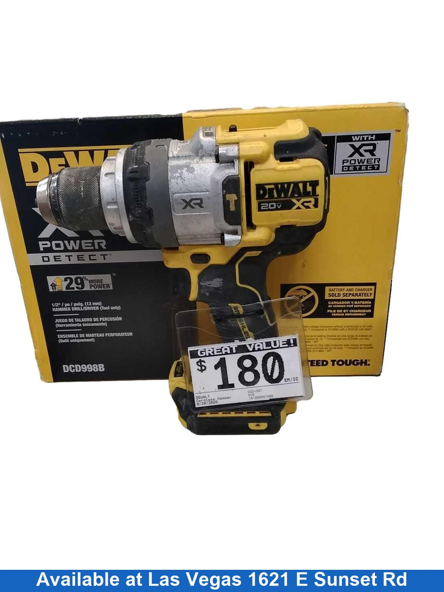 Dewalt Dcd1007 Yellow Cordless Hammer Drill