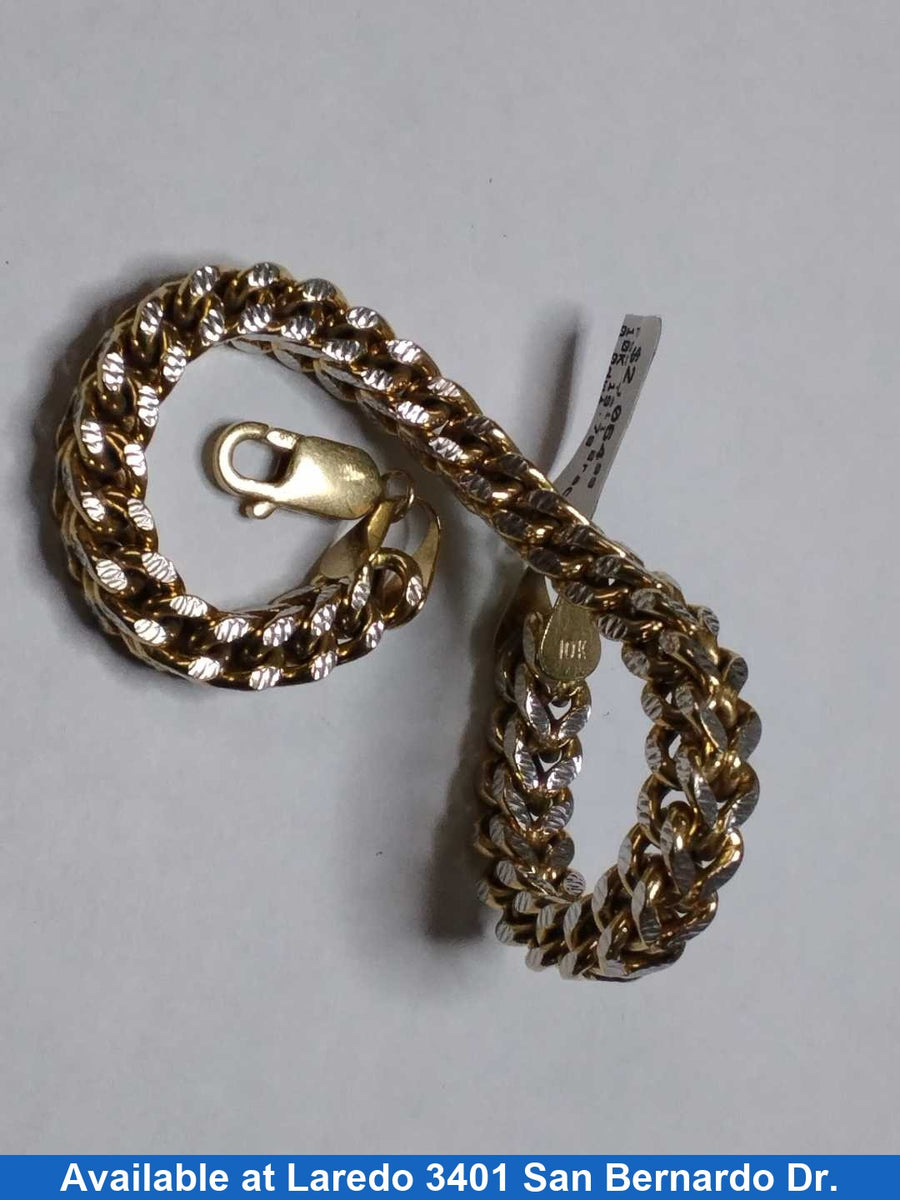 Fox Tail Bracelet - Yellow Gold 10k (.417) 19.7 grams 8 inch