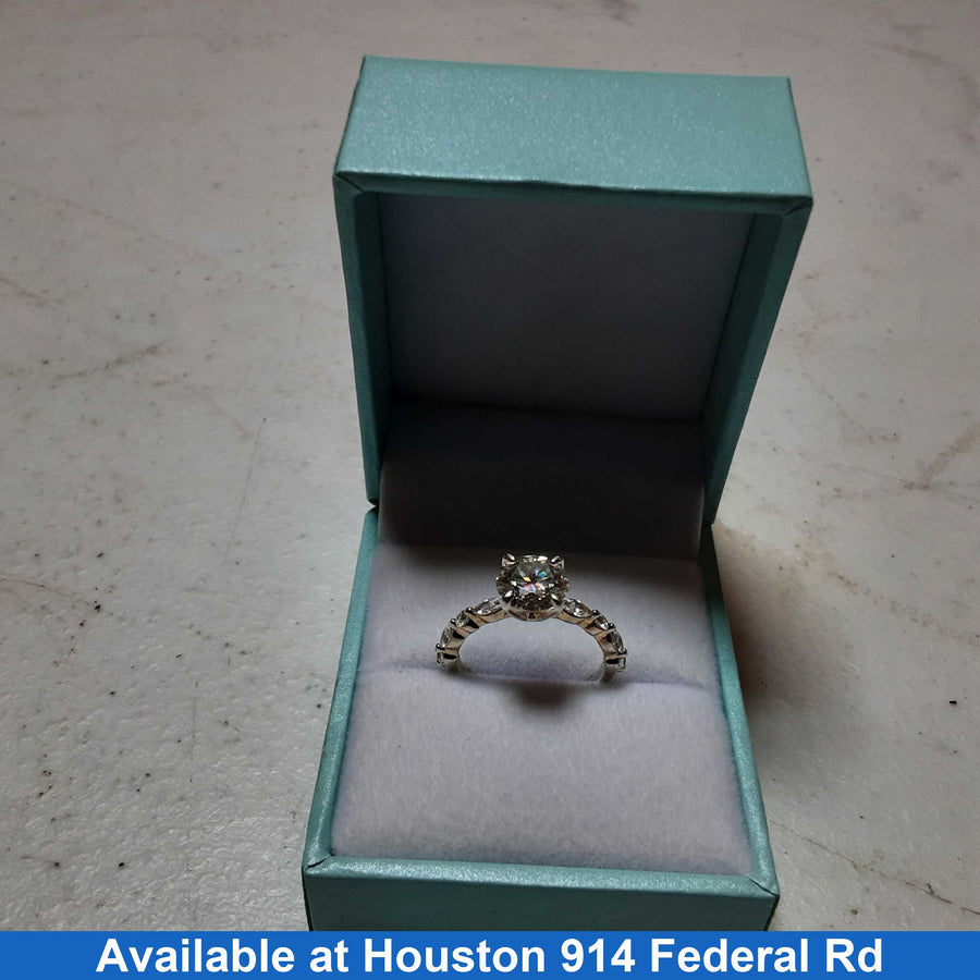Ring - Engagement Set - Silver 2 grams Size 5.5