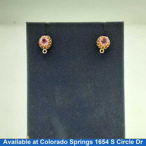 Earrings - Yellow Gold 14k (.585) 3.2 grams