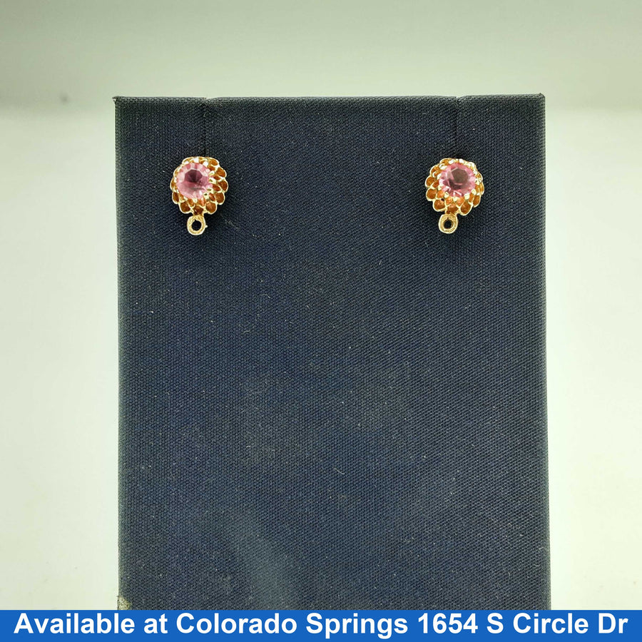 Earrings - Yellow Gold 14k (.585) 3.2 grams
