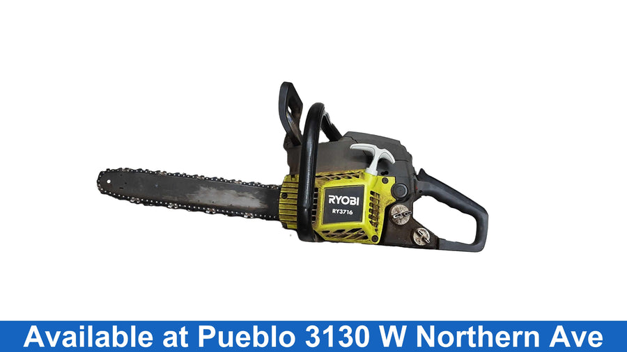 Ryobi Ry3716 Green Chain Saw