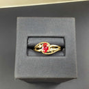 Women's Ring - Yellow Gold 10k (.417) 1.9 grams Size 6.5