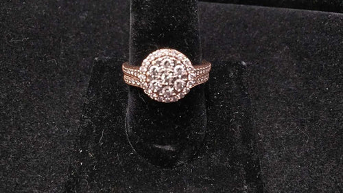 Ring - Engagement Set - Rose Gold 10k (.417) 5.9 grams Size 10.5