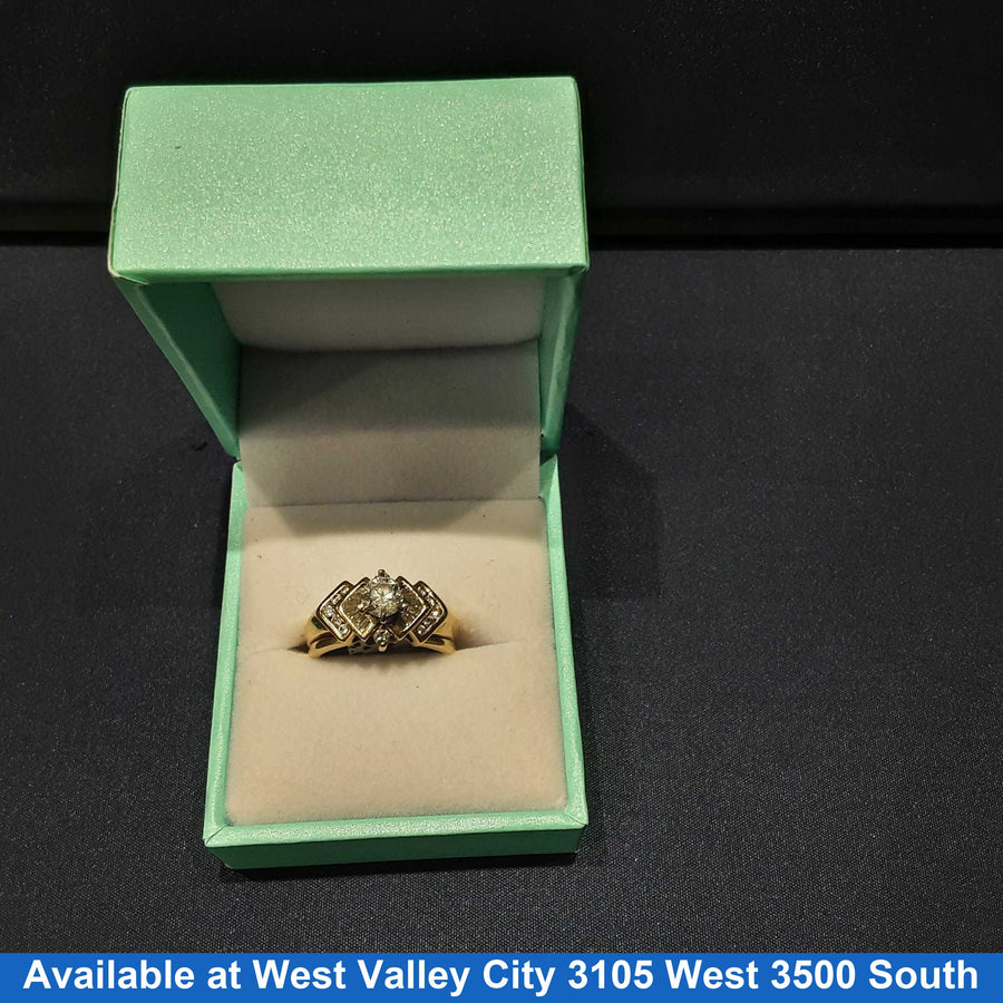Women's Ring - Yellow Gold 14k (.585) 5.8 grams Size 5