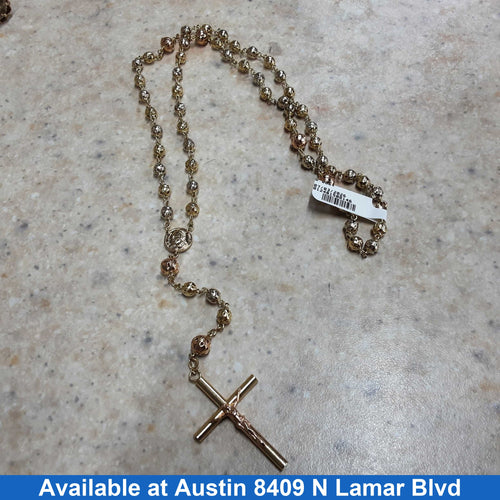 Bead Chain - Yellow Gold 14k (.585) 20.4 grams 27 inch