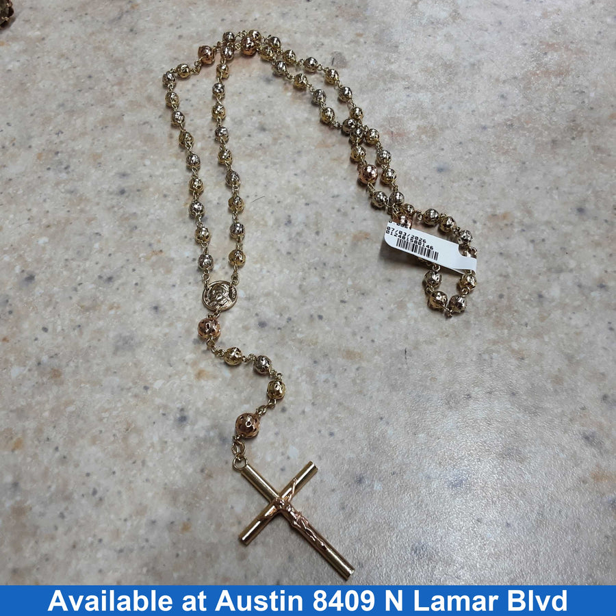 Bead Chain - Yellow Gold 14k (.585) 20.4 grams 27 inch