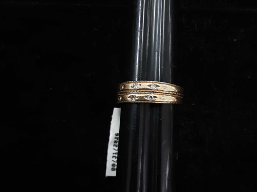 Women's Ring - Anniversary - Yellow Gold 14k (.585) 4 grams Size 6