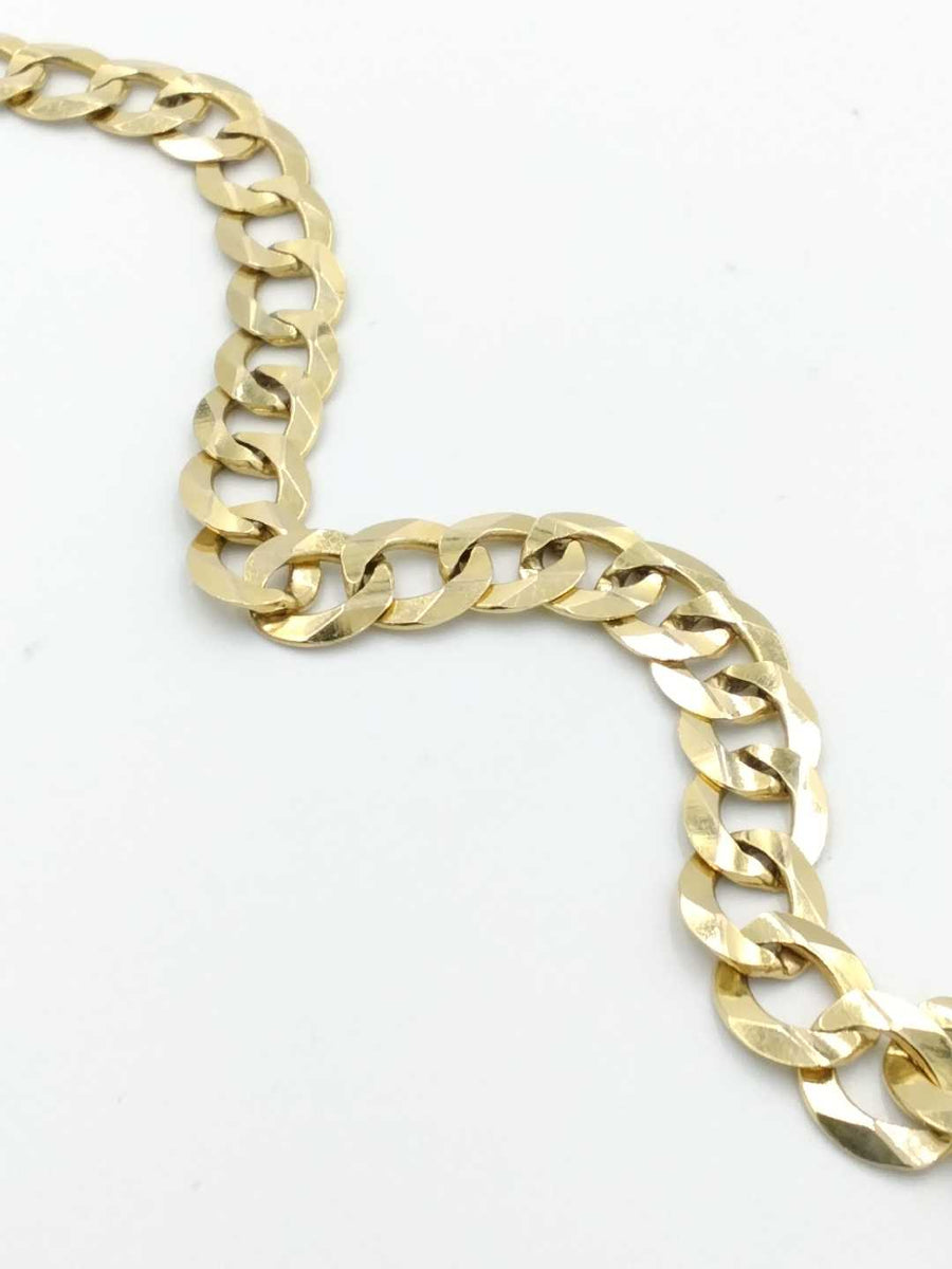 Cuban Link Bracelet - Yellow Gold 10k (.417) 16.4 grams 9 inch