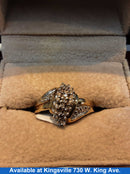 Women's Ring - Yellow Gold 10k (.417) 3.4 grams Size 8.5