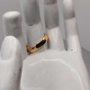Ring - Wedding Band - Yellow Gold 18k (.750) 2.2 grams Size 10.5