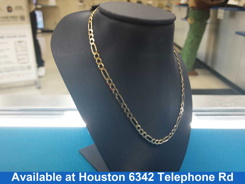 Figaro Chain - Yellow Gold 14k (.585) 8.1 grams 20 inch