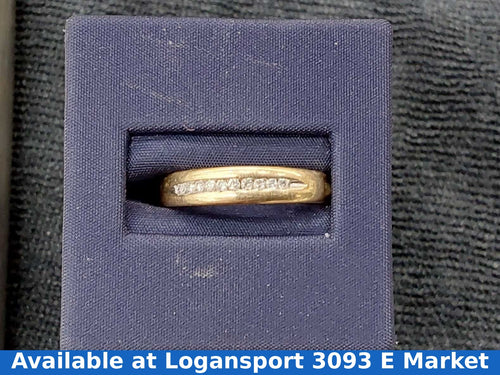 Ring - Wedding Band - Yellow Gold 10k (.417) 3.8 grams Size 10