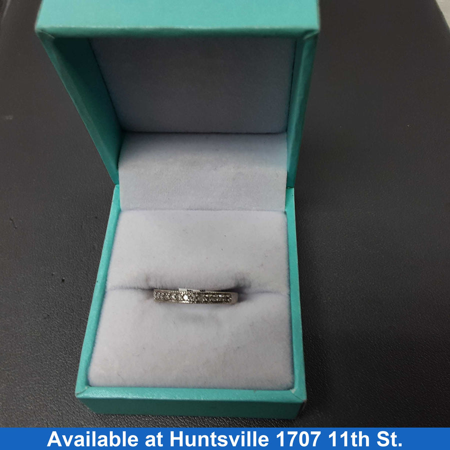 Ring - Wedding Band - White Gold 10k (.417) 1.3 grams Size 6