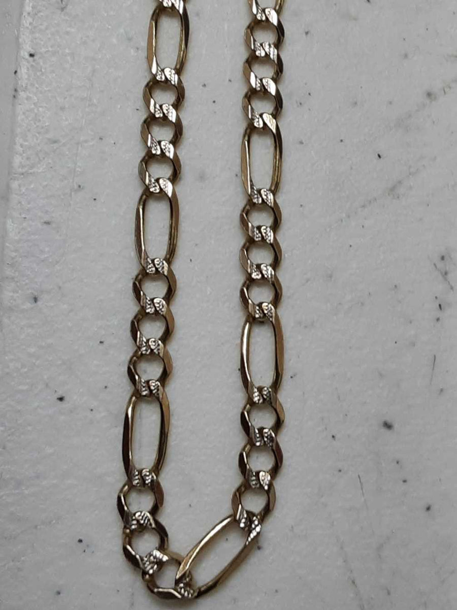 Figaro Chain - Yellow Gold 14k (.585) 14.5 grams 24 inch