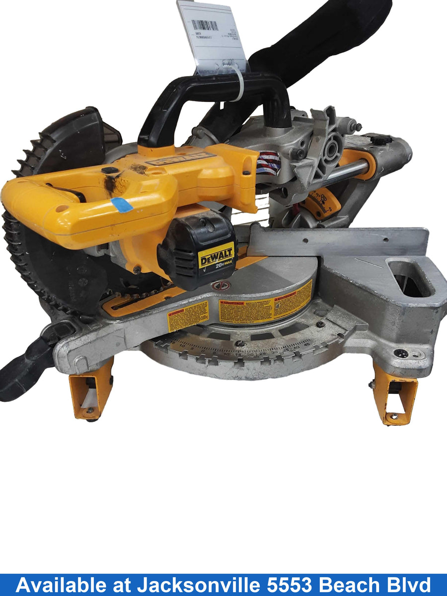 Dewalt Dcs361 Yellow Cordless Miter Saw
