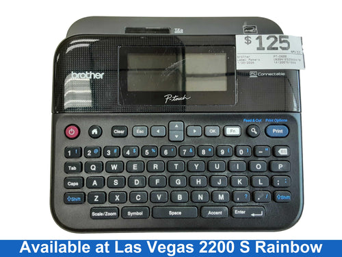 Brother Pt-d600 Black Label Maker