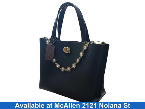 Coach Willow Tote Bag 24 Black Purse / Handbag