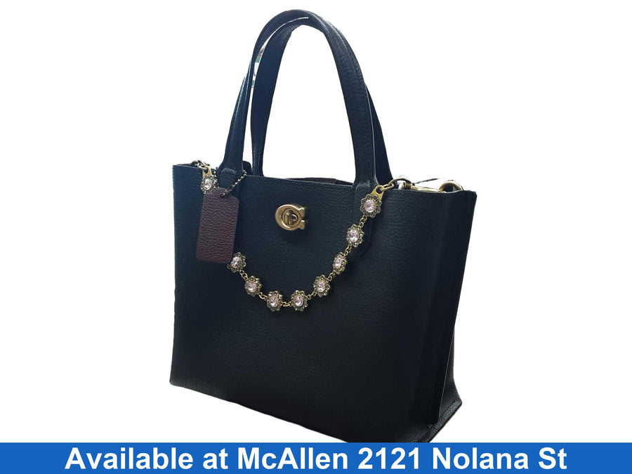Coach Willow Tote Bag 24 Black Purse / Handbag