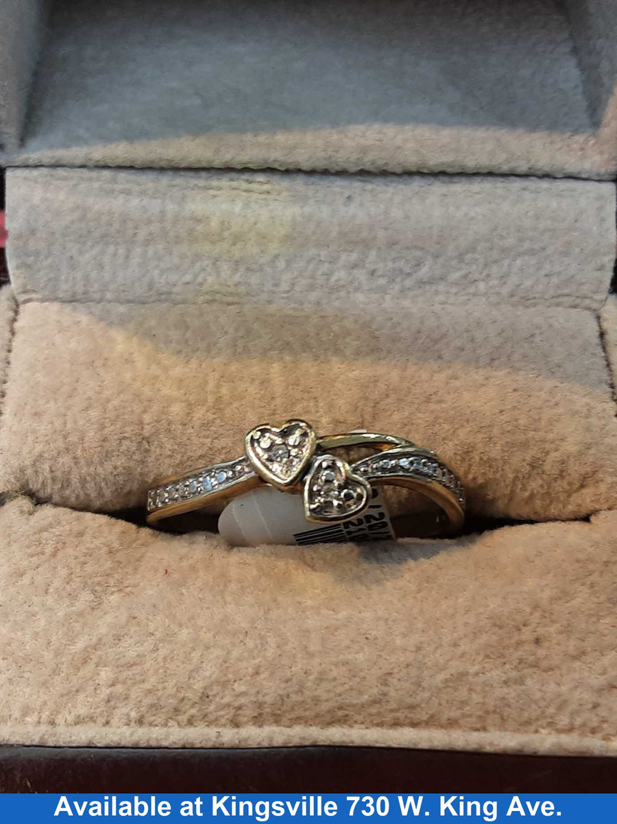 Women's Ring - Yellow Gold 10k (.417) 1.8 grams Size 9