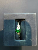 Women's Ring - Solitaire - Silver 1.4 grams Size 9