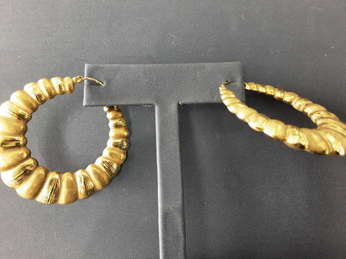 Shrimp Earrings - Yellow Gold 10k (.417) 6.4 grams