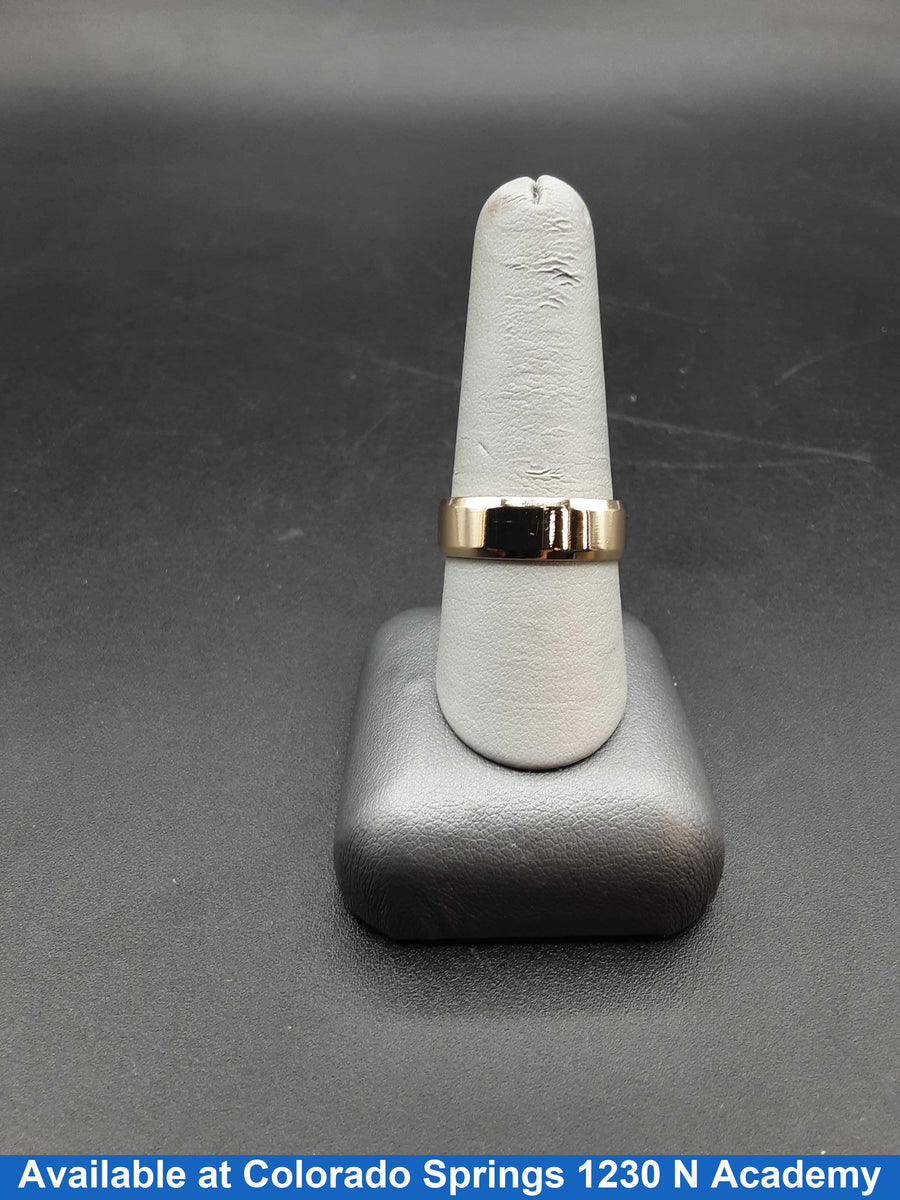 Ring - Wedding Band - Yellow Gold 14k (.585) 6.3 grams Size 9