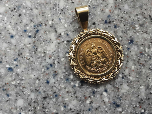 Coin Pendant - Yellow Gold 18k (.750) 8.2 grams