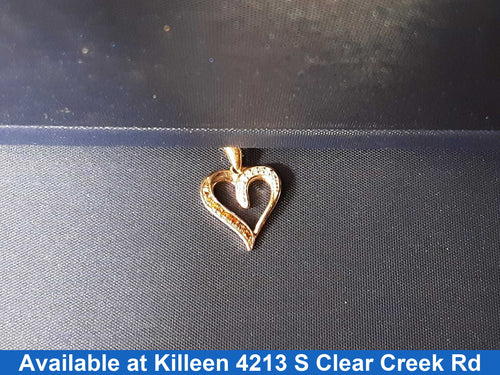 Diamond Pendant - Yellow Gold 10k (.417) 1.08 grams